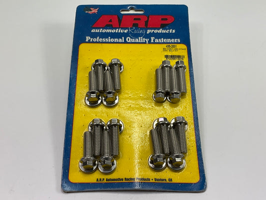 ARP 435-2001 Intake Bolt Set, Polished Stainless, Hex, 3/8''-16 X 1.25'' Chevy BBC