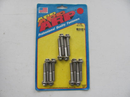 ARP 454-2001 Intake Manifold Bolt Set, Polished Hex Stainless Ford 260-351W SBF