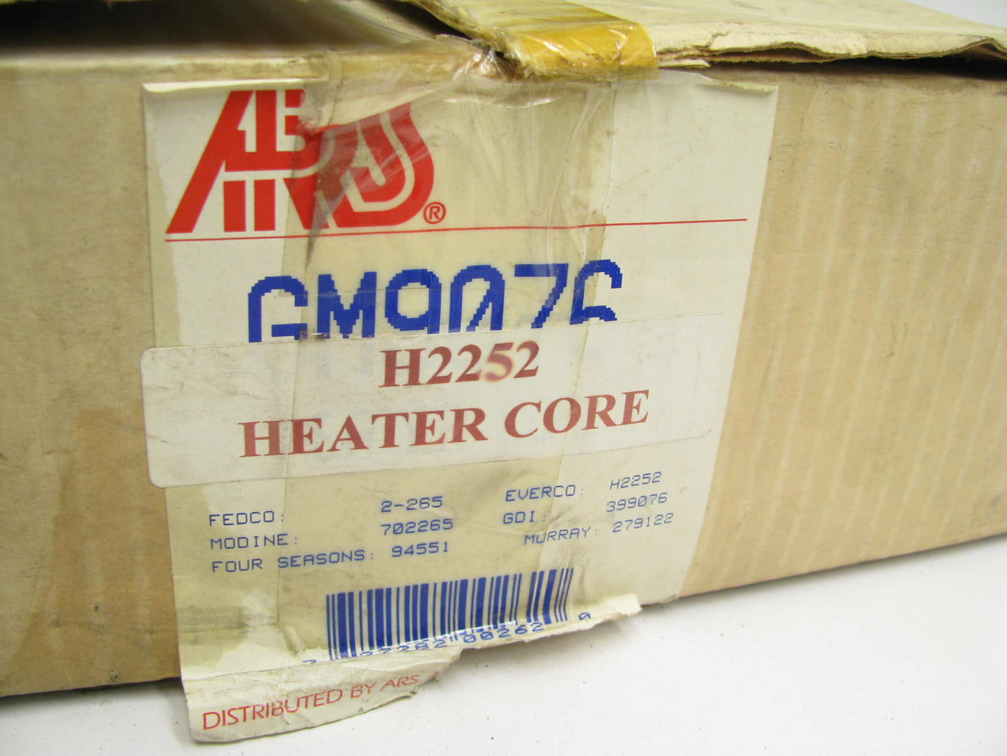 ARS GM9076  HVAC Heater Core