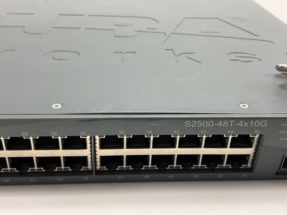 USED - WORKS - Aruba Networks S2500-48t-4x10G 48-Port Switch 4 SFP+ Ports AS IS