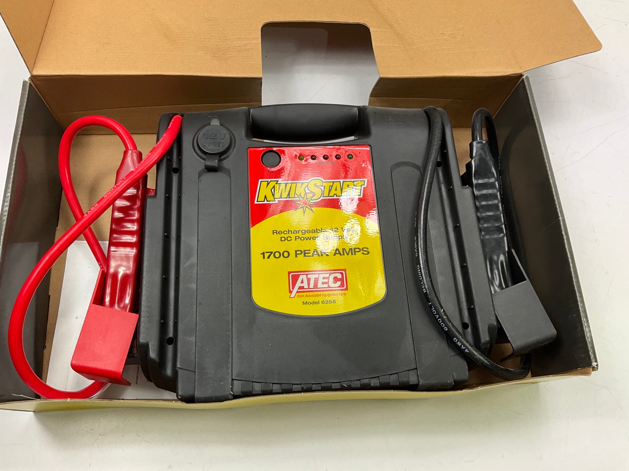 ATEC 6255 12V DC Portable Power Source Jump Starter Battery Pack - 1700 Amps