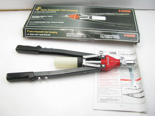 Astro Pneumatic 1426 1/4'' Heavy Duty Hand Riveter