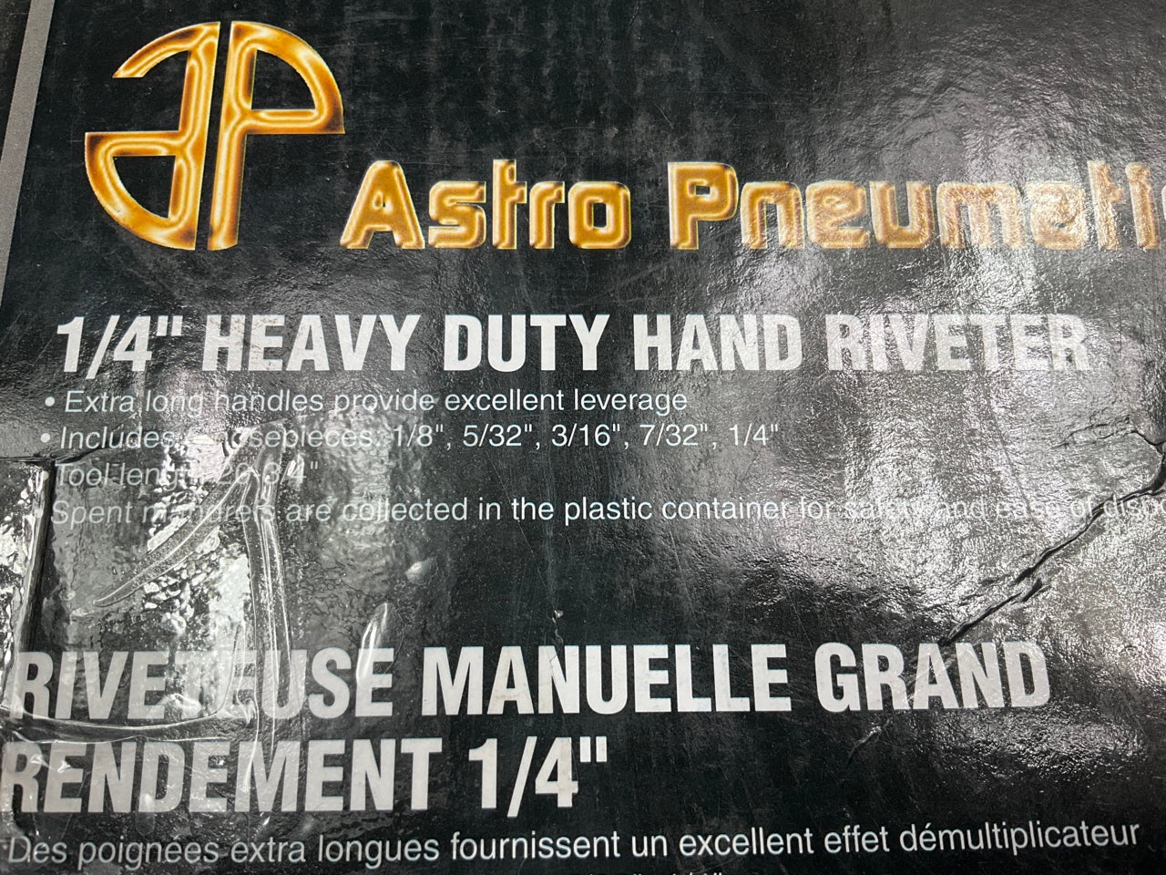 Astro Pneumatic 1426 1/4'' Heavy Duty Hand Riveter