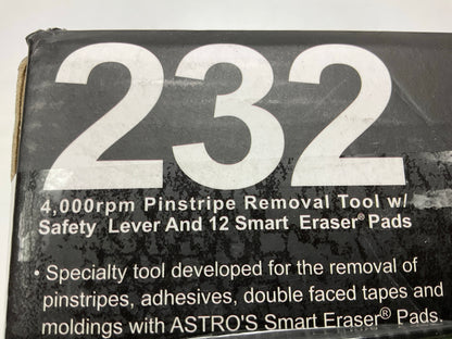 Astro Pneumatic 232 Smart Eraser Pinstripe & Adhesive Removal Tool Kit + 12 Pads