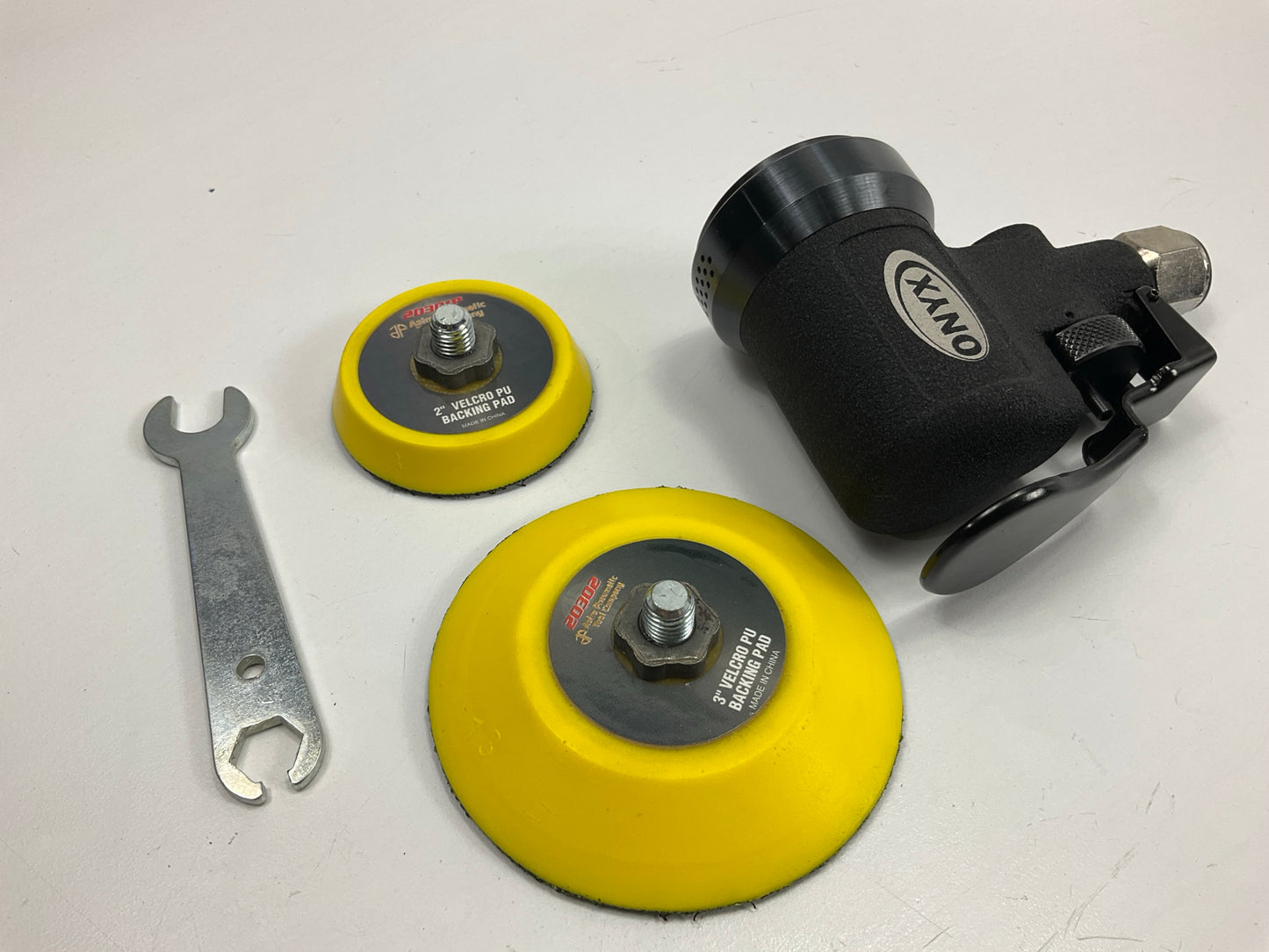 Astro Pneumatic 320 ONYX Micro 2'' Air Sander - Hook & Loop - 0.4HP