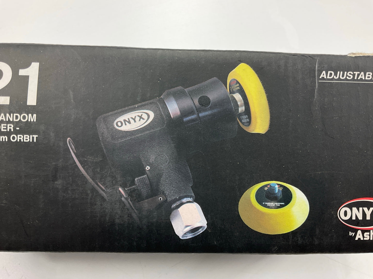 Astro Pneumatic 321 ONYX 2'' Random Orbit Air Sander - Hook & Loop - 3mm Orbit
