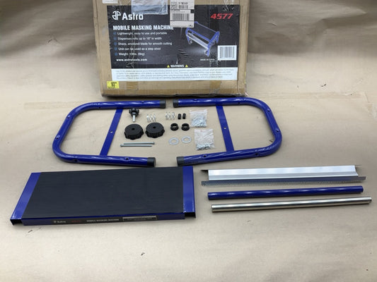 Astro Pneumatic 4577 Mobile Step Masking Machine, 18'' Roll Capacity, 220 Lb