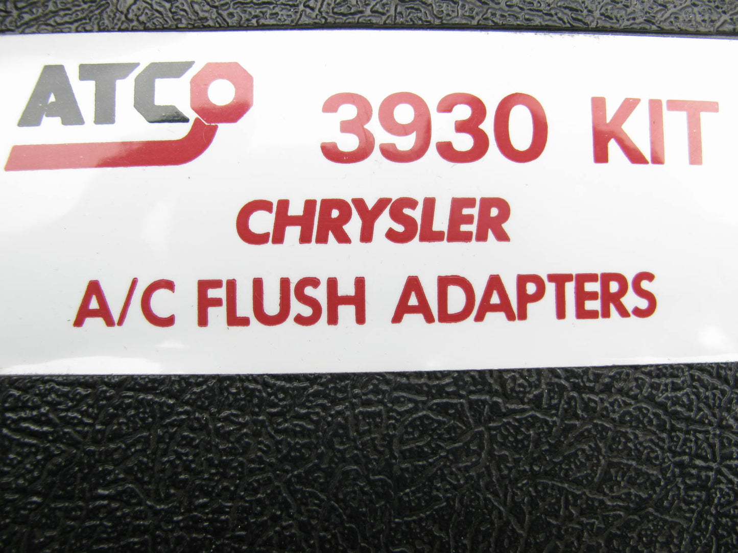 Atco 3930 Mobile A/C Tech Service Flush Adapter Kit For Chrysler