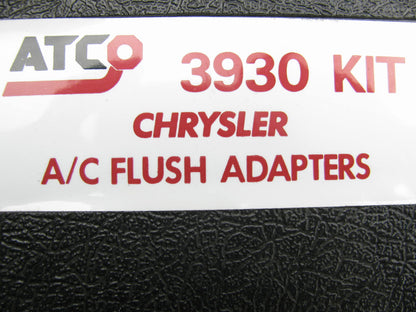 Atco 3930 Mobile A/C Tech Service Flush Adapter Kit For Chrysler