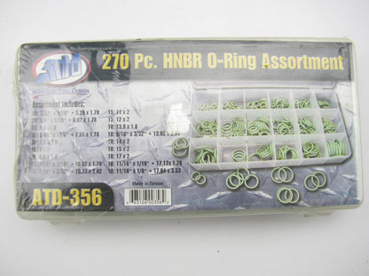 ATD 356 270-Piece HNBR A/C O-Ring Assortment