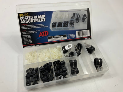ATD Tools ATD-338 Rubber Coated Cushion Clamp Assortment - 90 Piece