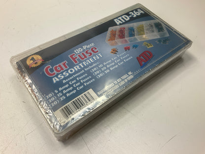 ATD Tools 364  120 Pc. ATC Car Fuse Assortment 5, 10, 15, 20, 25, 30 Amp