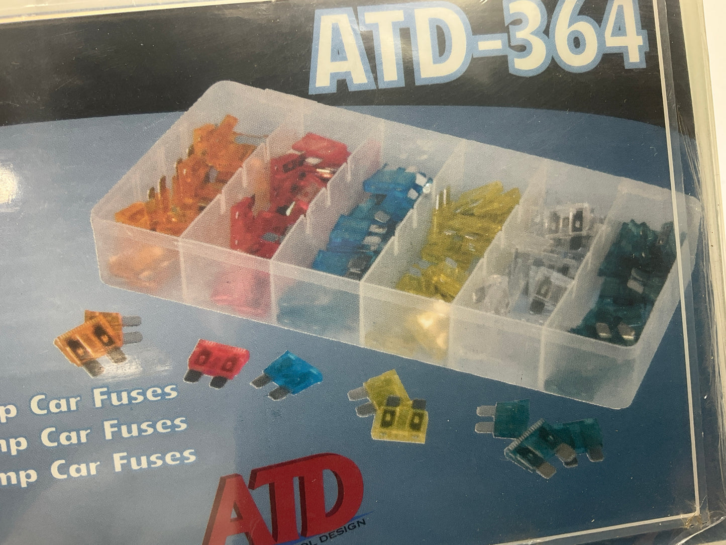ATD Tools 364  120 Pc. ATC Car Fuse Assortment 5, 10, 15, 20, 25, 30 Amp