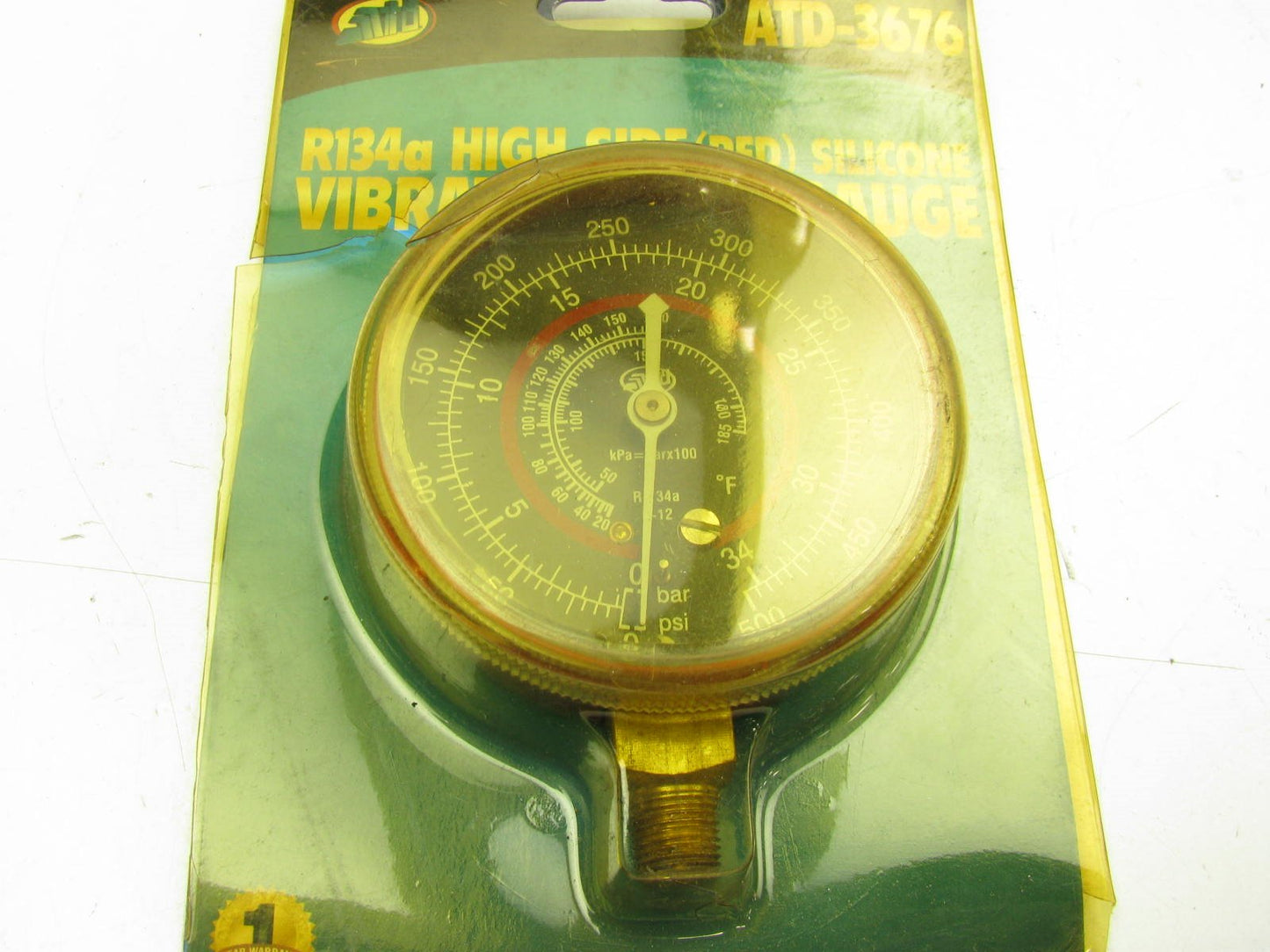 ATD ATD-3676 A/C High Side Pressure Replacement Gauge - Red