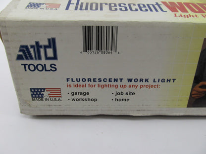 ATD 8064 Compact 6'' Fluorescent Work Light Lamp, 13 Watts, Screws In Any Socket