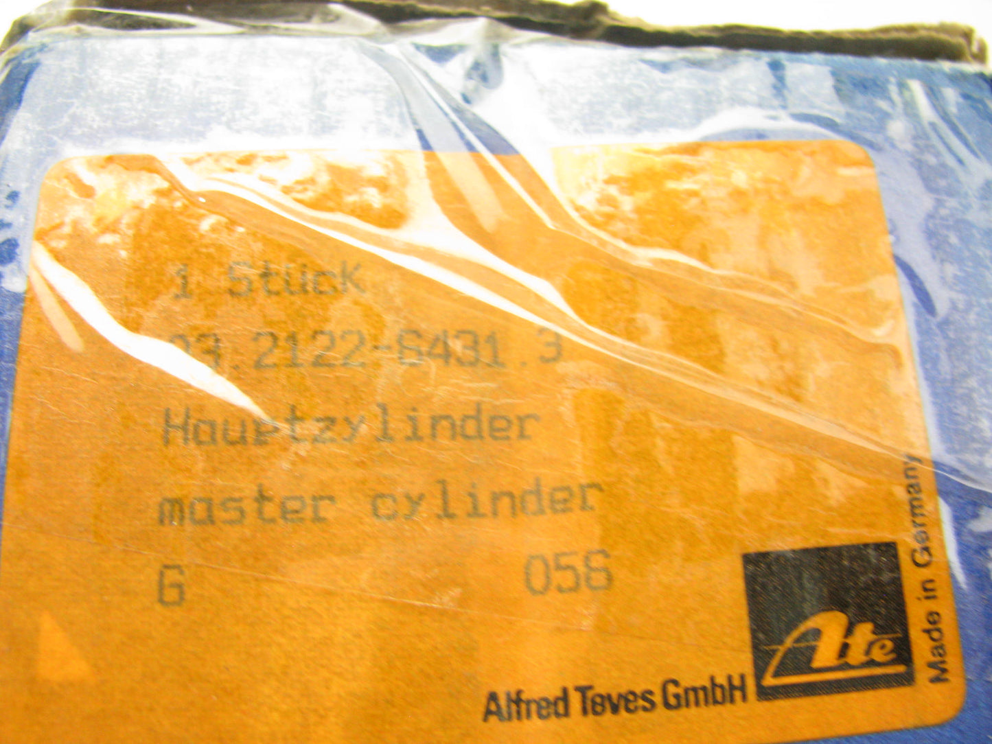 Genuine ATE 03-2122-6431-3 Brake Master Cylinder For 1982-1983 Audi 5000