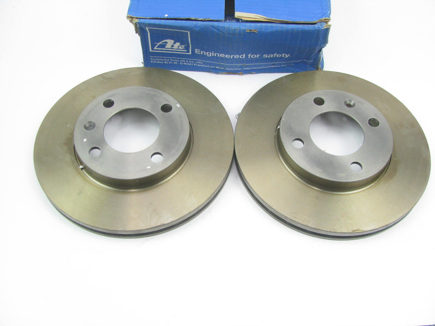 (2) ATE 420123 Disc Brake Rotor - Front
