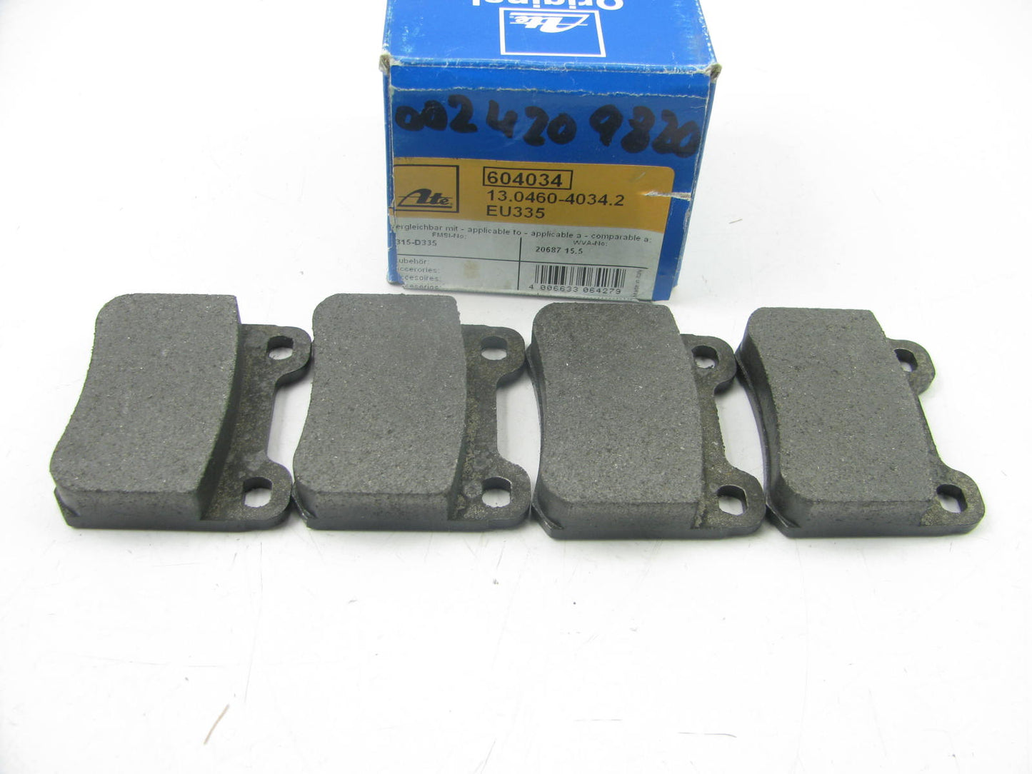 ATE 604034 Rear Disc Brake Pads For 1986-1996 Mercedes 300E 300D C220  C280