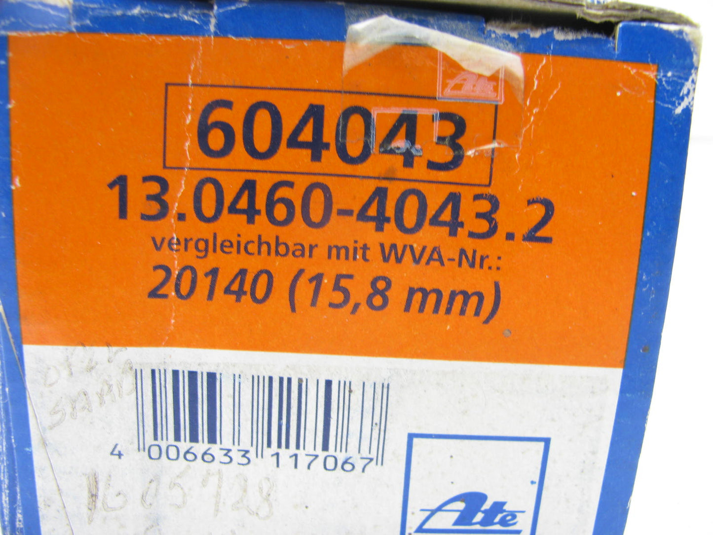 ATE 604043 Rear Disc Brake Pads For 1994-1996 Saab 900