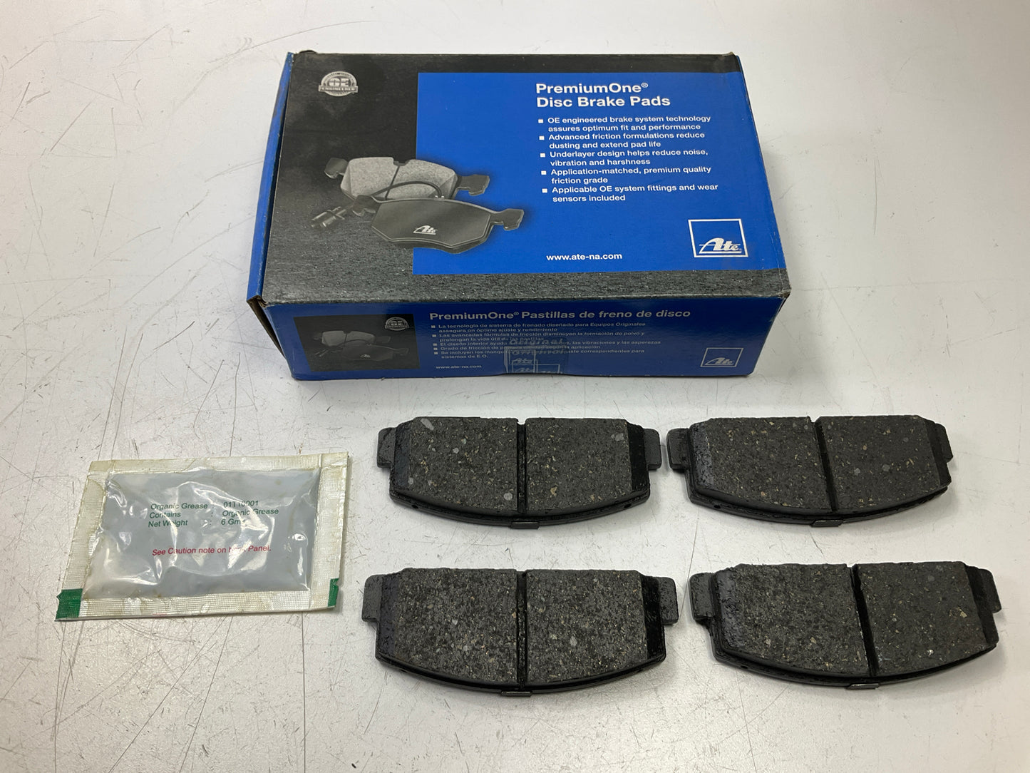 ATE AT482 Rear Brake Pads For 1984-1995 Mazda RX-7