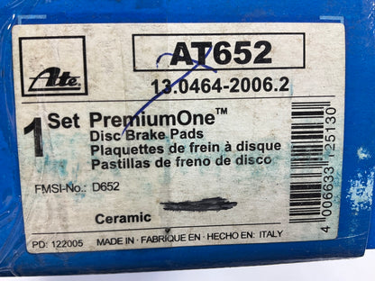 ATE AT652 FRONT PremiumOne Ceramic Disc Brake Pads