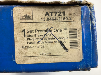 ATE AT721 FRONT PremiumOne Ceramic Disc Brake Pads