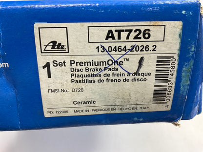 ATE AT726 FRONT PremiumOne Ceramic Disc Brake Pads