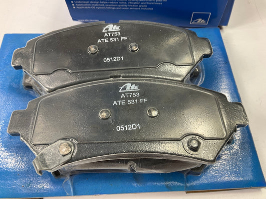 ATE AT753 Premium Ceramic Front Disc Brake Pads For 1998-2002 Cadillac Seville