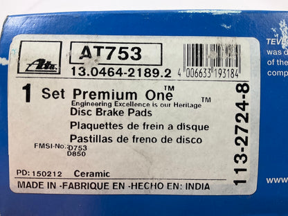 ATE AT753 Premium Ceramic Front Disc Brake Pads For 1998-2002 Cadillac Seville