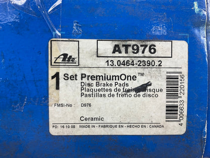 ATE AT976 FRONT PremiumOne Ceramic Disc Brake Pads