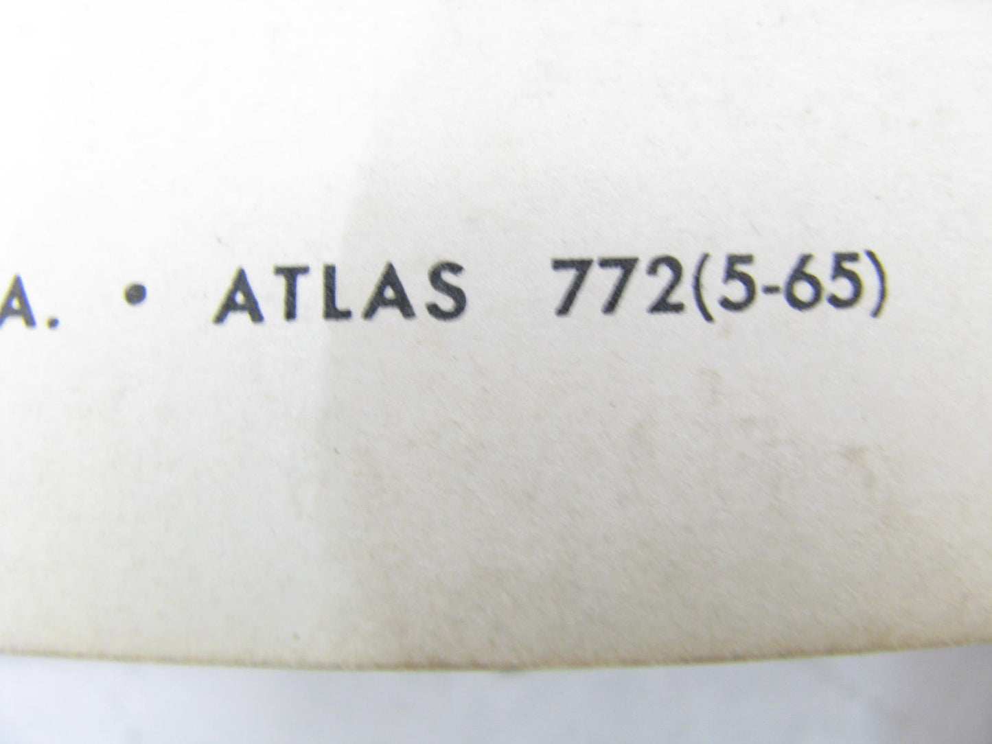 Atlas 772 Service Guide Accessories 1965 - 239 Pages