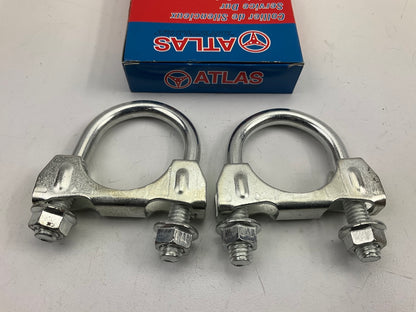 (2) Atlas MC7112 1.5'' Exhaust U-bolt Clamps, 1-1/2''