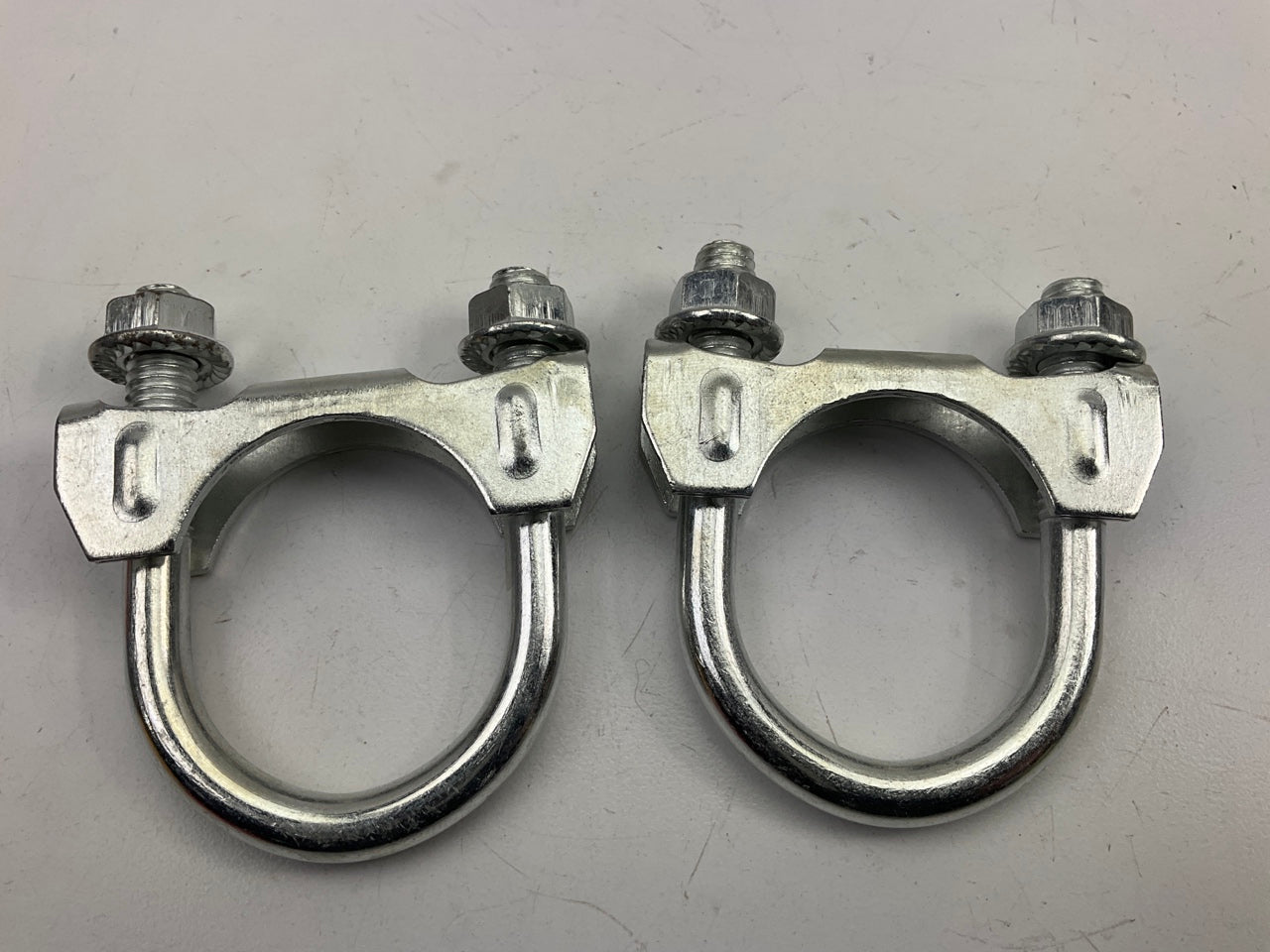 (2) Atlas MC7112 1.5'' Exhaust U-bolt Clamps, 1-1/2''