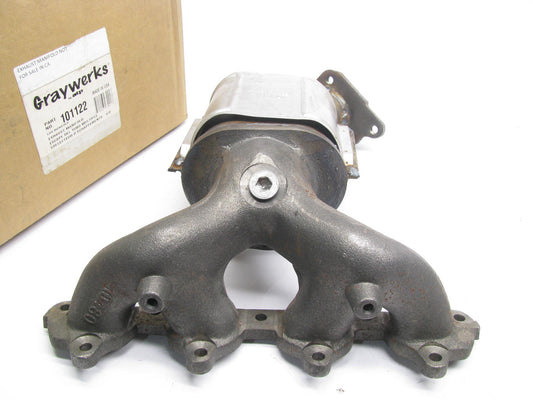 Catalytic Converter With Integrated Exhaust Manifold Front ATP 101122