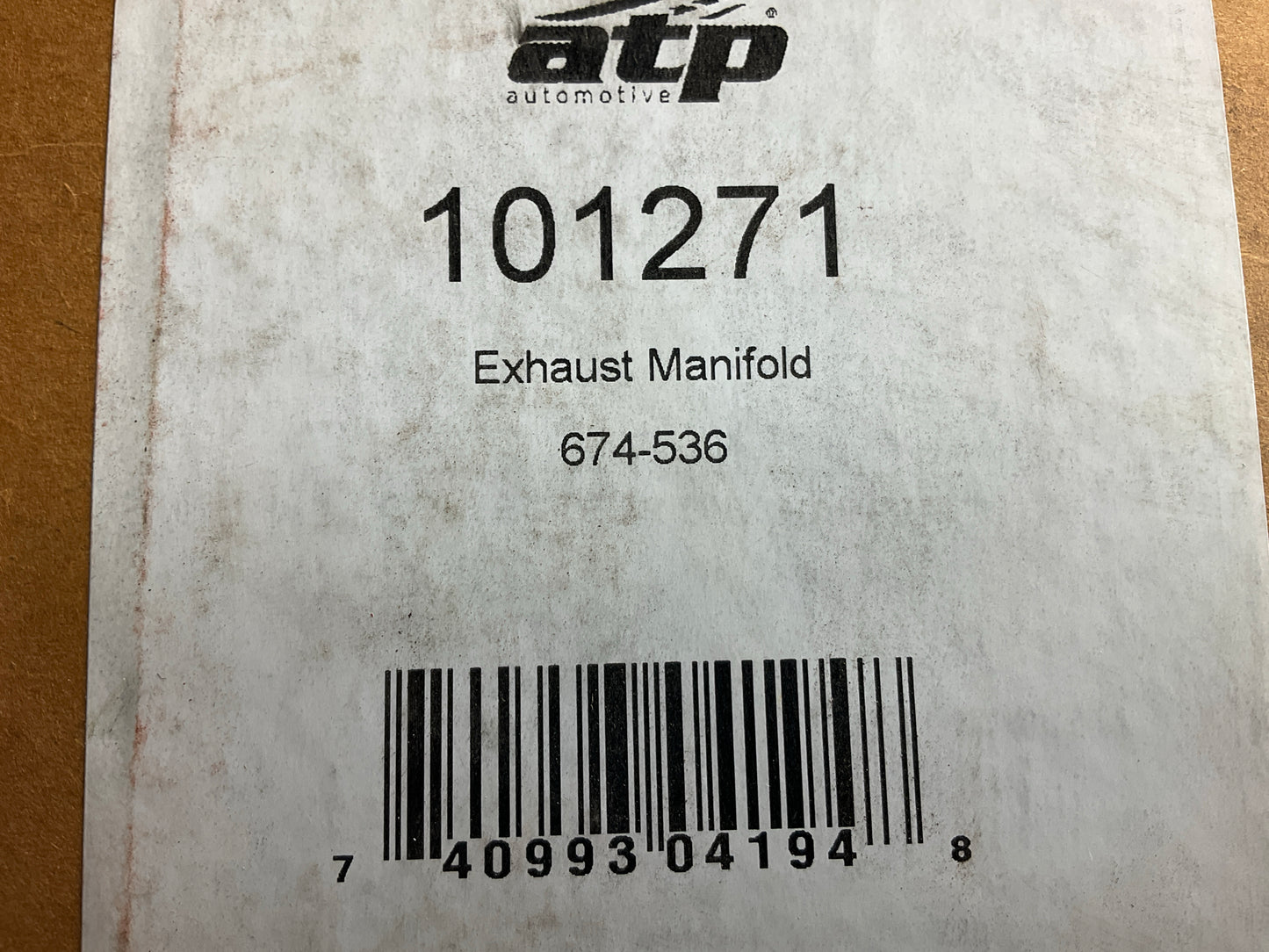 MANIFOLD ONLY, AS SHOWN - ATP 101271 Right Exhaust Manifold 99-04 Mustang V6 3.8