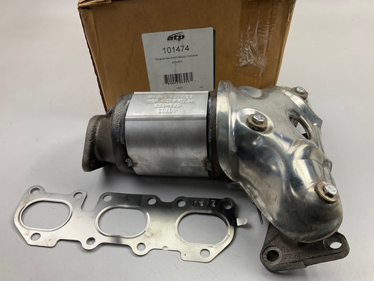 MISSING HARDWARE - ATP 101474 Front (Left) Catalytic Converter FEDERAL Emissions