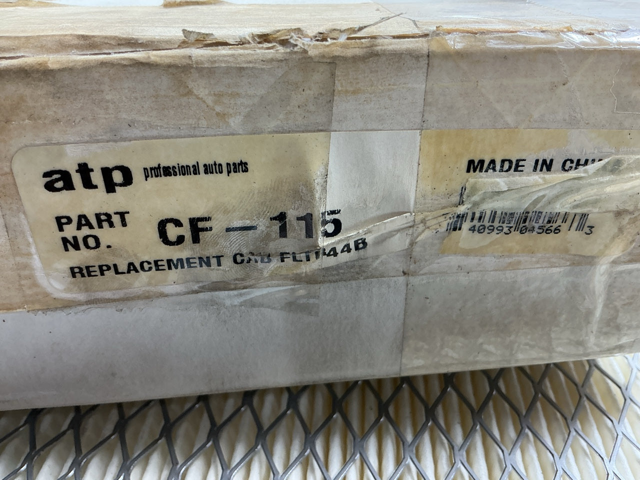 ATP CF115 Cabin Air Filter - Replaces Wix 24314, Baldwin PA3829, P606090