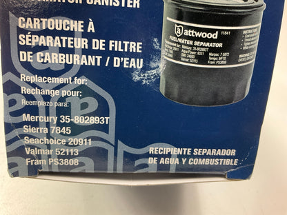 MISSING PLUG Attwood 11840-7 Universal 10-Micron Fuel/Water Separator Filter Kit
