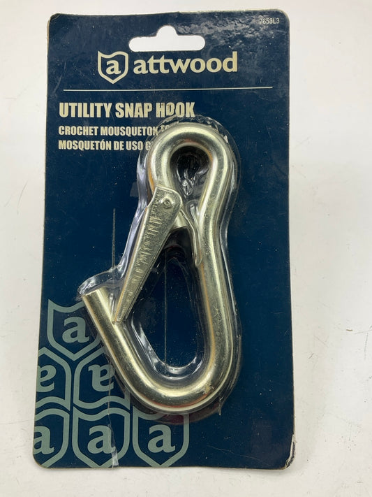 Attwood 7653L3 Utility Snap Hook, 500 Lbs Load Limit, 4'' Long