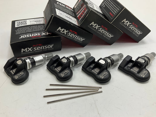 (4) Autel MX TPMS 1-Sensor M Programmable Universal Sensor With Metal Valve Stem