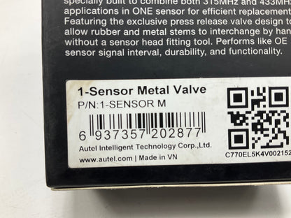 (4) Autel MX TPMS 1-Sensor M Programmable Universal Sensor With Metal Valve Stem