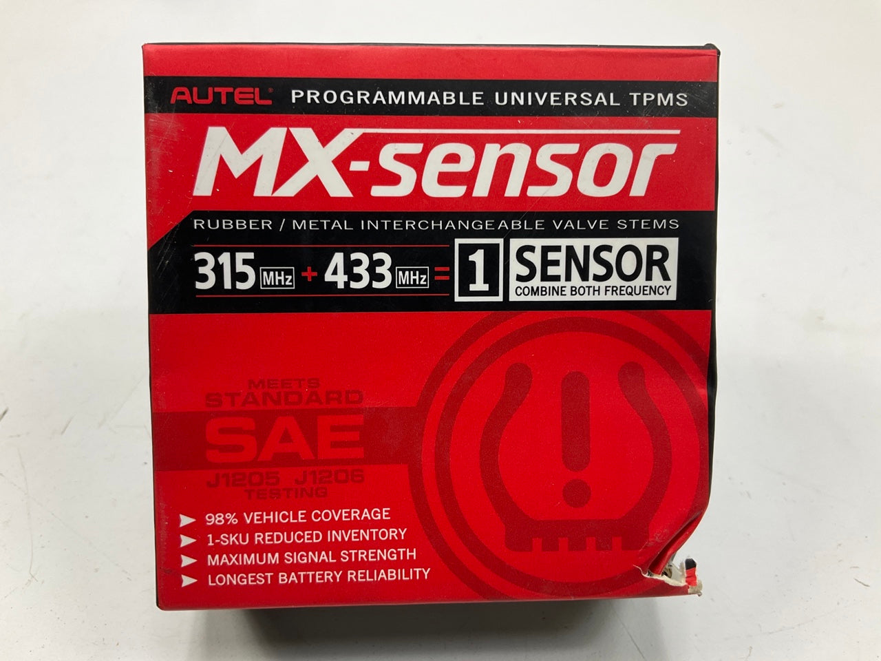 Autel MX TPMS 1-Sensor M Programmable Universal Sensor With Metal Valve Stem