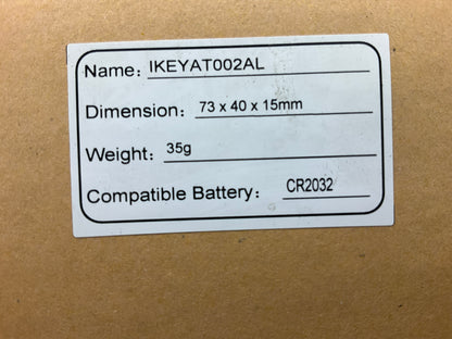 5 PACK - Autel IKEYAT2 Ikey Universal Smart Key Remote Fob 2 Button, Bulk Packed