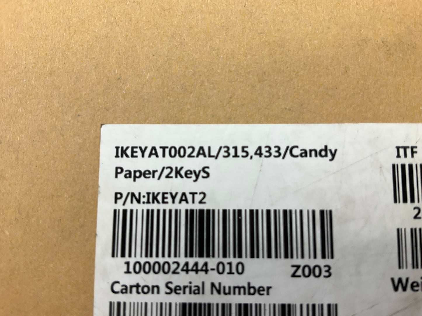 5 PACK - Autel IKEYAT2 Ikey Universal Smart Key Remote Fob 2 Button, Bulk Packed