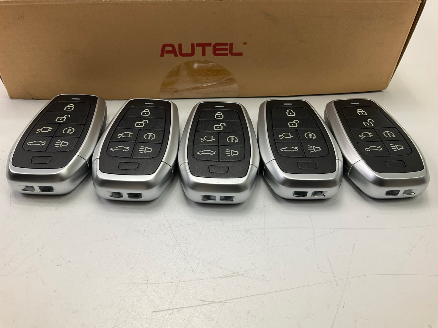 (5) Autel IKEYAT6TPCE Ikey Universal Smart Key Remote Key Fob Standard 6 Button