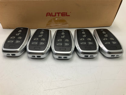 (5) Autel IKEYAT6TPCE Ikey Universal Smart Key Remote Key Fob Standard 6 Button