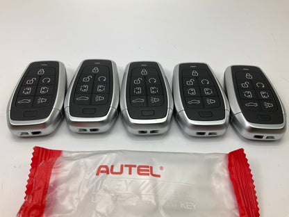 (5) Autel Ikey Universal Remote Smart Key 7 Button Programmable Fobs IKEYAT7TPRS