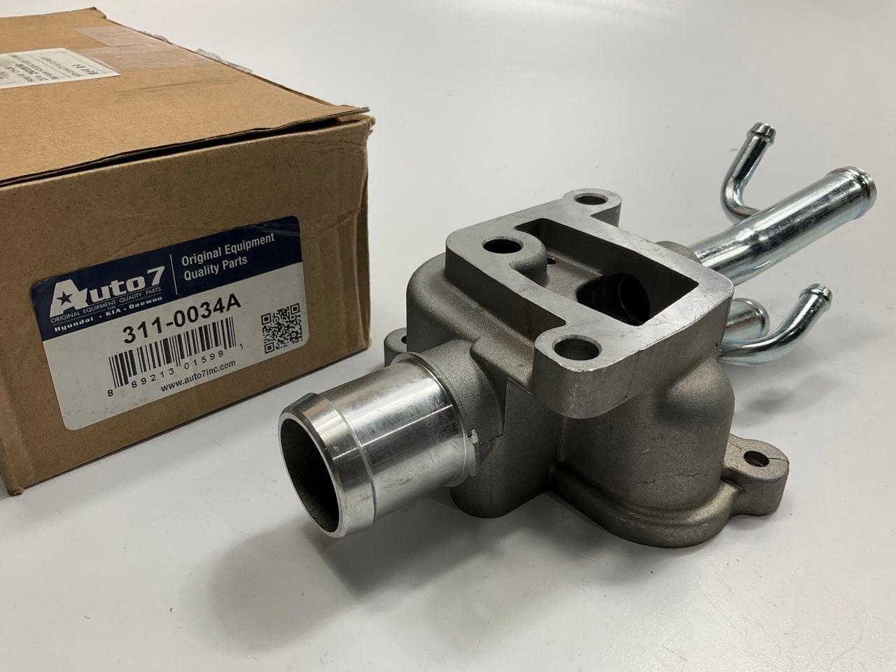 Auto 7 311-0034A Engine Coolant Thermostat Housing For 2002-2005 Hyundai Accent