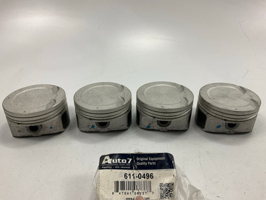 (4) Auto 7 611-0496 STD-A Size Piston For 2010-2011 Kia Soul 1.6L