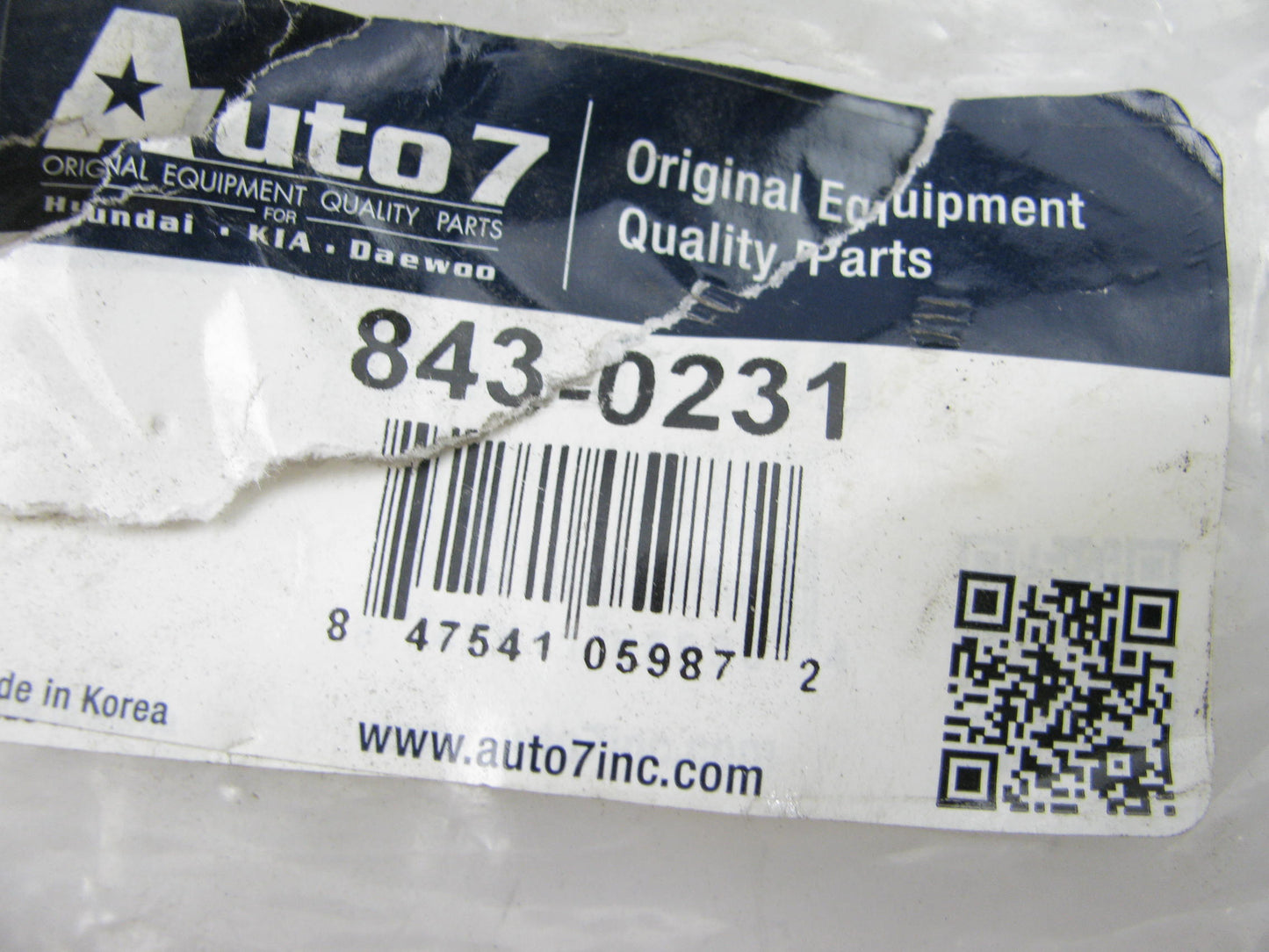Auto 7 843-0231 Front Suspension Stabilizer Sway Bar Link Kit